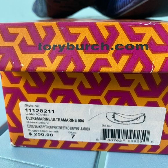 Tory Burch blue ballet flats - Picture 4 of 4